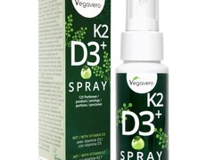 Vegavero Vitamina D3 + K2 (MK-7) Spray | Doar un spray pe zi, 4 luni